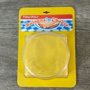 ❄️ Vtg 1987 Fisher Price Fun With Food Bologna 'N Cheese Sandwich CONTAINER ONLY